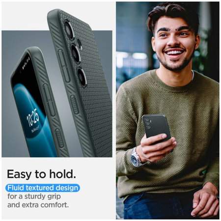 Spigen - Ovitek Liquid Air za Samsung Galaxy S24, Abyss Green