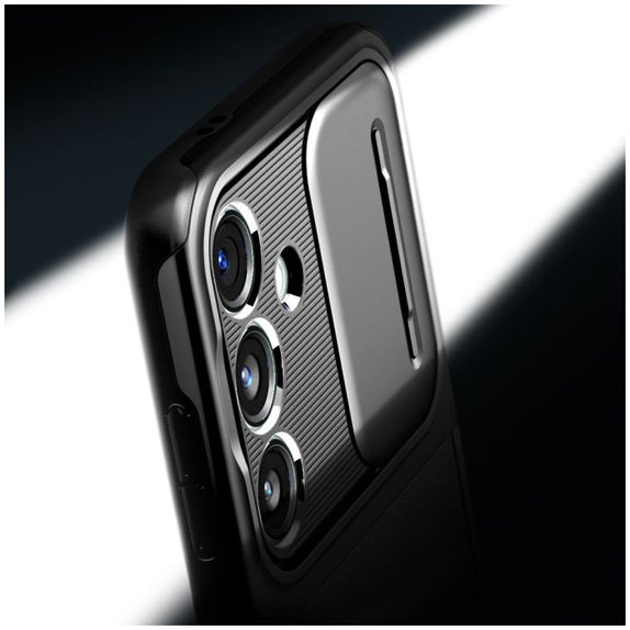 Spigen - Ovitek Optik Armor za Samsung Galaxy S24, črna