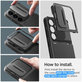 Spigen - Ovitek Optik Armor za Samsung Galaxy S24, črna