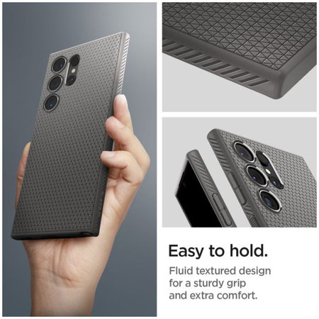 Spigen - Ovitek Liquid Air za Samsung Galaxy S24 Ultra, Granite Grey