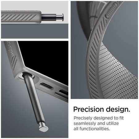 Spigen - Ovitek Liquid Air za Samsung Galaxy S24 Ultra, Granite Grey