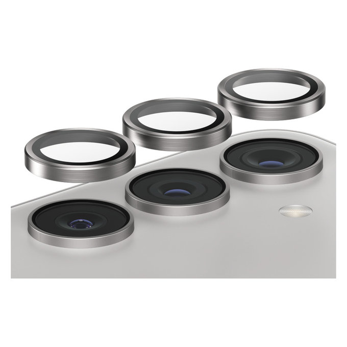 Zaščita objektiva kamere Hoops za Samsung Galaxy S24/S23/S23+, Siva, PanzerGlass