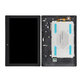 Lenovo TAB 2 A10-70 - LCD zaslon + steklo na dotik + okvir (Black) TFT