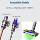 Dyson V12 - Talna šoba z zeleno lučjo LED
