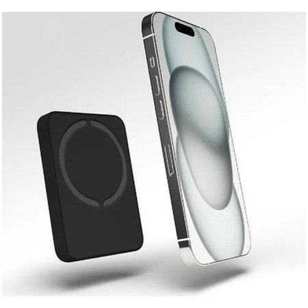 PURO - MagSafe PowerBank 4200 mAh 5W, USB-C, črna