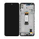 Xiaomi Redmi 12 23053RN02A 23053RN02Y 23053RN02I - LCD zaslon + steklo na dotik + okvir (Midnight Black) TFT