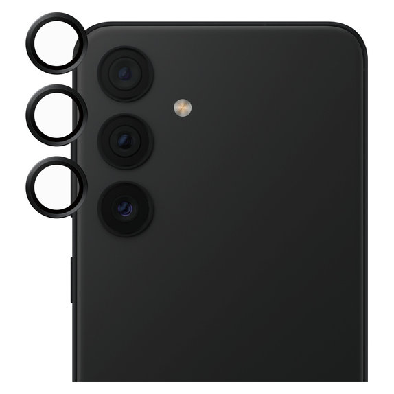 Zaščita objektiva kamere za Samsung Galaxy S24/S23/S23+, Črna, SAFE by PanzerGlass