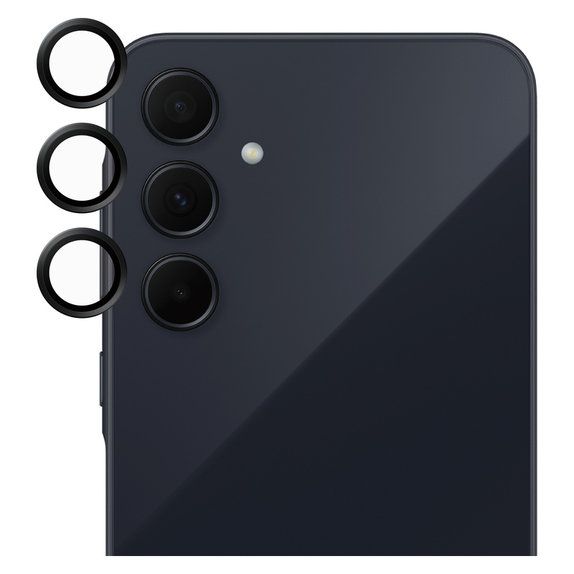 Zaščita objektiva kamere za Samsung Galaxy A34 5G, Črna, SAFE by PanzerGlass