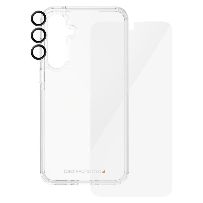 Bundle Hoops + Kaljeno steklo UWF + Hard Case D3O za Samsung Galaxy A55 5G, PanzerGlass