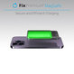 FixPremium - MagSafe PowerBank z LCD 5000mAh, vijolična