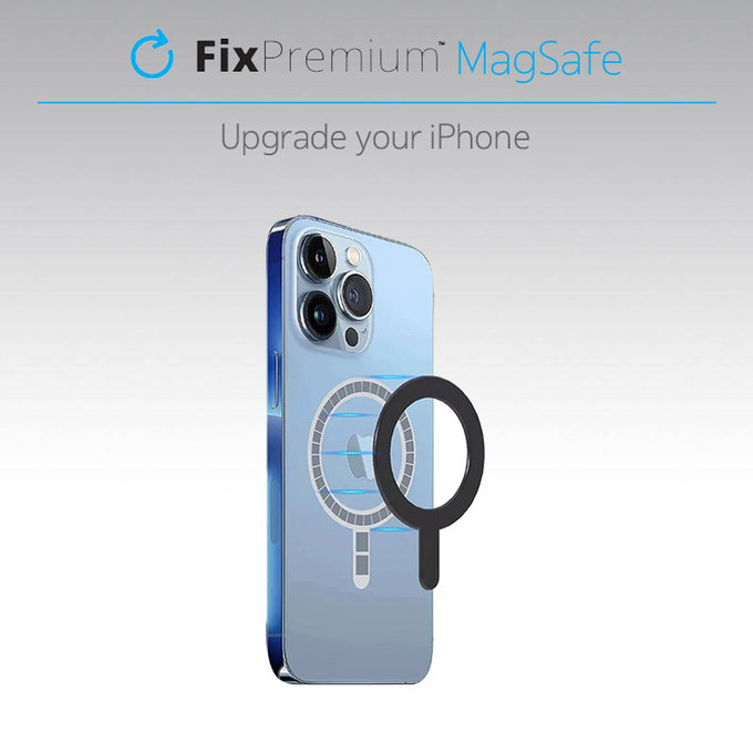 FixPremium - Magnet za MagSafe Ultra, črna