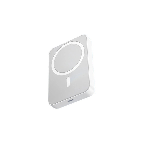 FixPremium - MagSafe PowerBank z Stojalom 10 000mAh, bela
