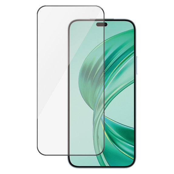 Kaljeno steklo UWF za Honor 90 Smart, Črna, PanzerGlass