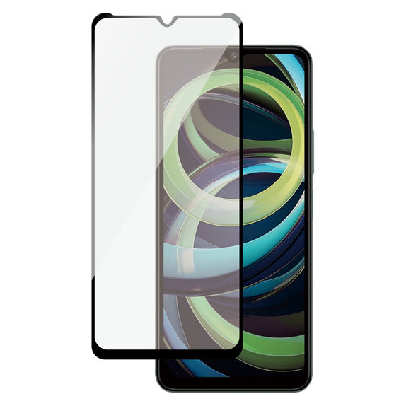 Kaljeno steklo UWF za Xiaomi Redmi A3, Črna, SAFE by PanzerGlass