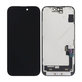 Zaslon Soft OLED za iPhone 15, Steklo na dotik z okvirjem, FixPremium