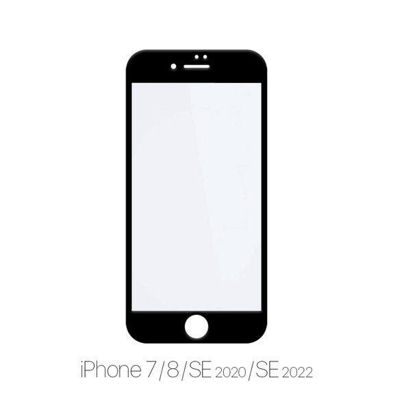 FixPremium FullCover Glass - Kaljeno steklo za iPhone 7, 8, SE 2020 i SE 2022 (10 Pack)