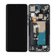 Motorola Edge 50 Pro - LCD zaslon + steklo na dotik + okvir (Black Beauty) - 5D68C24092, 5D68C24322 Genuine Service Pack