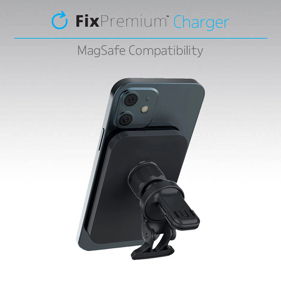 FixPremium - Avtopolnilec z MagSafe V2, bel