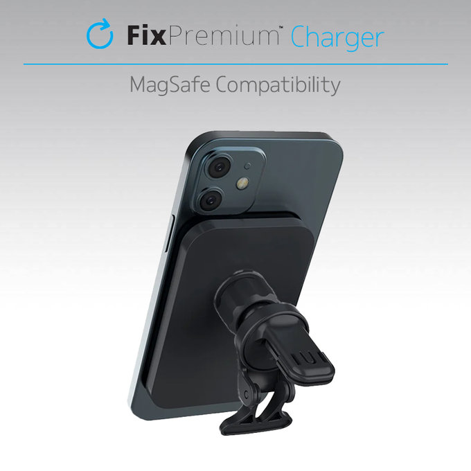 FixPremium - Avtopolnilec z MagSafe V2, bel