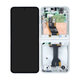 Samsung Galaxy Z Flip 6 F741B - LCD zaslon + steklo na dotik + okvir (White) - GH82-35014F Genuine Service Pack