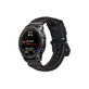 FixPremium - Usnjen pašček za Garmin (QuickFit 22mm), črn