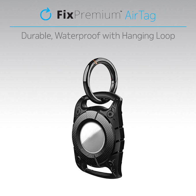 FixPremium - Ovratnica AirTag za pse in mačke, modra