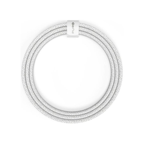 PURO - USB-C Kabel / USB-C, 240W, Fabrik FABK4, 2 m, bela