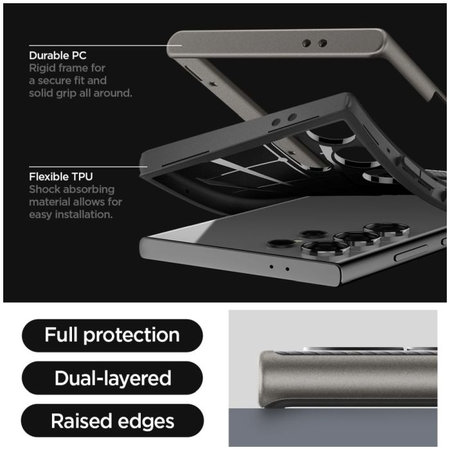 Spigen - Ovitek Neo Hybrid za Samsung Galaxy S24 Ultra, Gunmetal