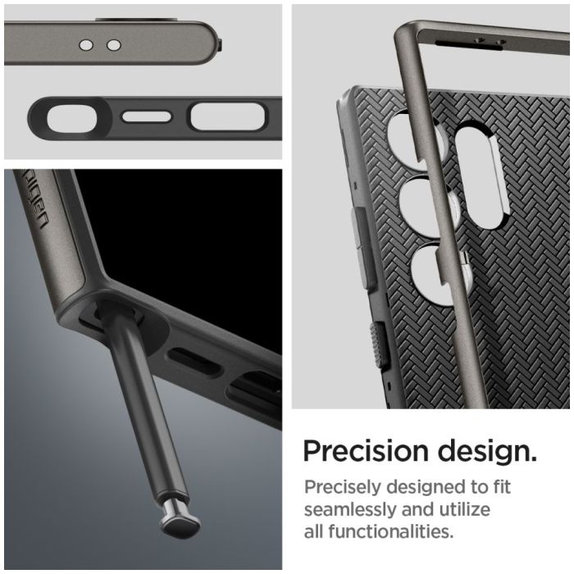 Spigen - Ovitek Neo Hybrid za Samsung Galaxy S24 Ultra, Gunmetal