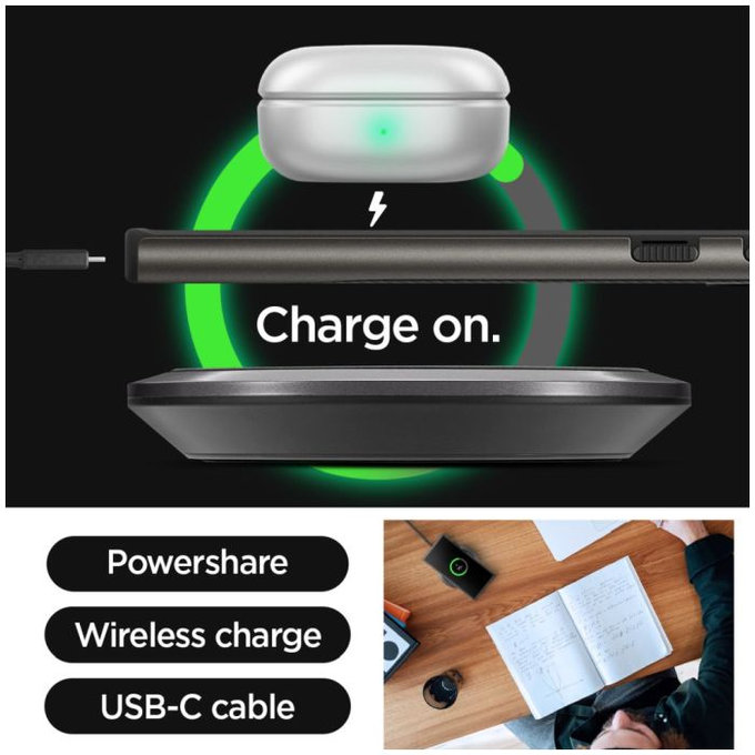 Spigen - Ovitek Neo Hybrid za Samsung Galaxy S24 Ultra, Gunmetal