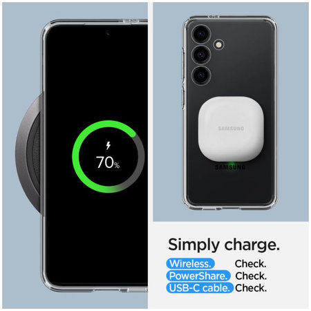 Spigen - Ovitek Ultra Hybrid za Samsung Galaxy S24 Plus, Crystal Clear