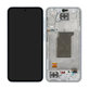 Samsung Galaxy A35 A356B - LCD zaslon + steklo na dotik + okvir (Awesome Iceblue) TFT