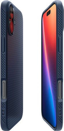 Spigen - Ovitek Liquid Air za iPhone 16, navy blue