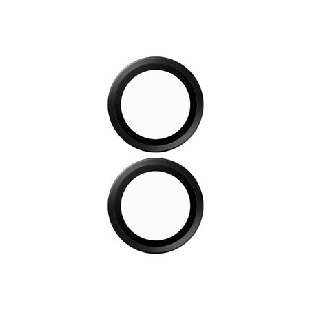 PanzerGlass - Zaščitni Ovitek za Objektiv Kamere Hoops Ceramic za iPhone 16 in 16 Plus, črn