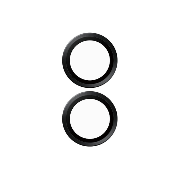 PanzerGlass - Zaščitni Ovitek za Objektiv Kamere Hoops Ceramic za iPhone 16 in 16 Plus, črn