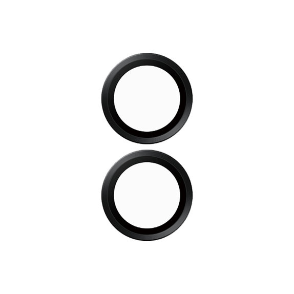 PanzerGlass - Zaščitni Ovitek za Objektiv Kamere Hoops za iPhone 16 in 16 Plus, črn