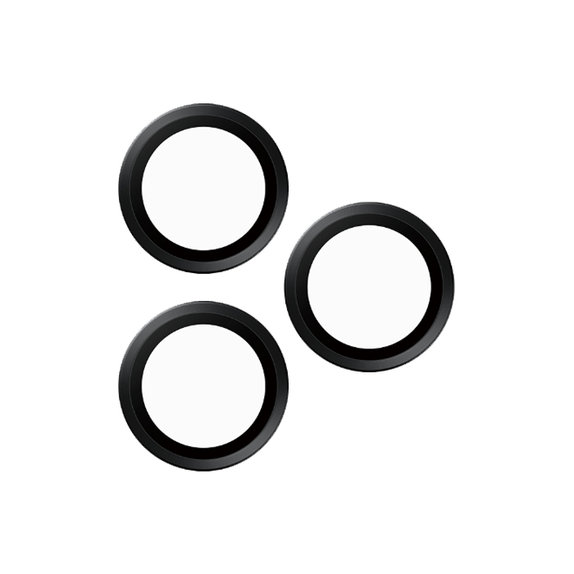 PanzerGlass - Zaščitni Ovitek za Objektiv Kamere Hoops za iPhone 16 Pro in 16 Pro Max, črn