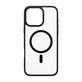 Ovitek HardCase z MagSafe za iPhone 16 Pro Max, črna, PanzerGlass