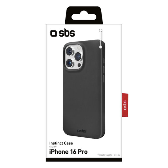 SBS - Ovitek Instinct za iPhone 16 Pro, črn