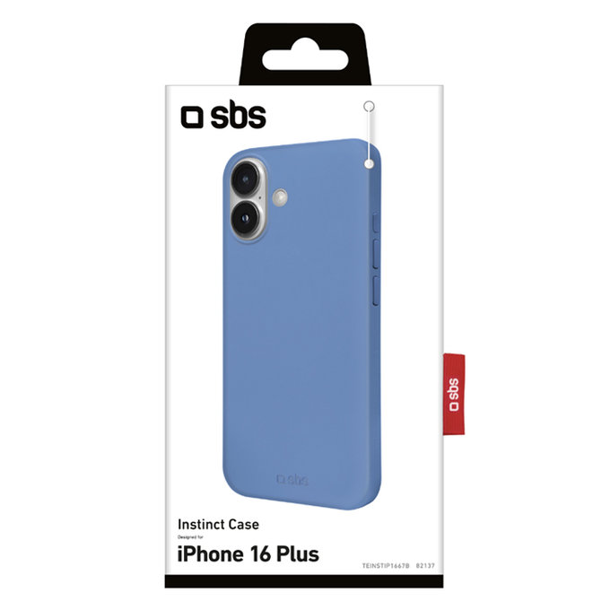 SBS - Ovitek Instinct za iPhone 16 Plus, modra