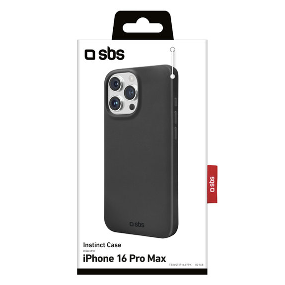 SBS - Ovitek Instinct za iPhone 16 Pro Max, črn
