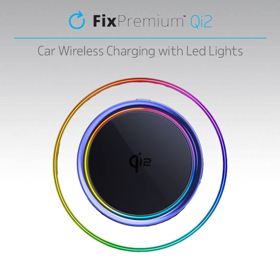 FixPremium - MagSafe Avto polnilec Mini z Qi2, črna