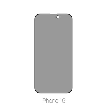 FixPremium Privacy Anti-Spy Glass - Kaljeno Steklo za iPhone 16