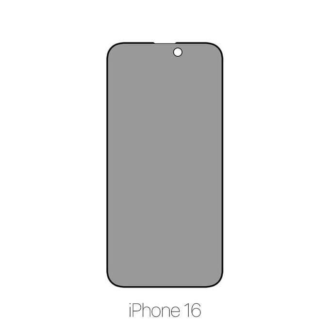 FixPremium Privacy Anti-Spy Glass - Kaljeno Steklo za iPhone 16