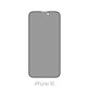 FixPremium Privacy Anti-Spy Glass - Kaljeno Steklo za iPhone 16