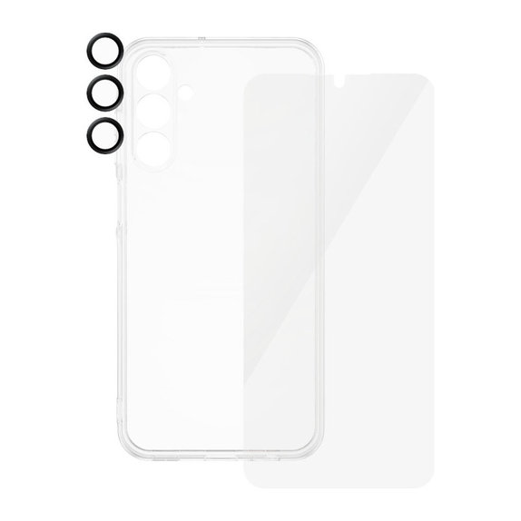 Bundle zaščita objektiva kamere + UWF kaljeno steklo + TPU ovitek za Samsung A15 5G, SAFE