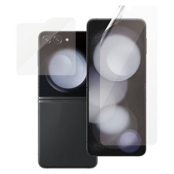 Zaščitna folija UWF in kaljeno steklo za Samsung Galaxy Z Flip6, Prozorna, SAFE by PanzerGlass