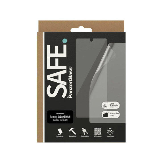 Zaščitna folija UWF in kaljeno steklo za Samsung Galaxy Z Fold6, Prozorna, SAFE by PanzerGlass