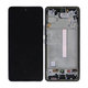 Samsung Galaxy A73 A736 - LCD zaslon + steklo na dotik + okvir (Black) TFT