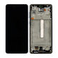 Samsung Galaxy A73 A736 - LCD zaslon + steklo na dotik + okvir (Black) OLED